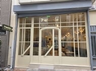 The restaurant's front